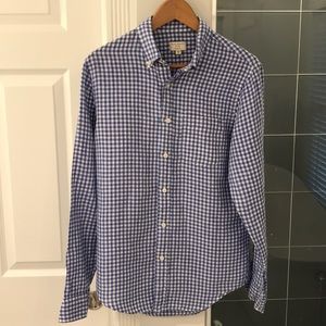 Club Monaco Medium Slim Fit Gingham Button Down